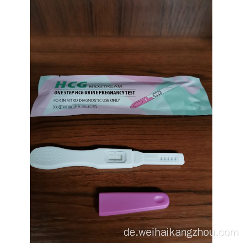 Schwangerschaft HCG Rapid Test Kit Midstream 6,0 mm